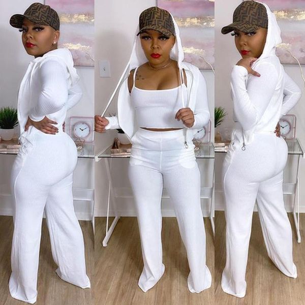 women's two piece pants summer white 3 set autumn tracksuit for women spaghetti strap slim fit +straight long pant+full sleeve hooded j
women's two piece pants summer white 3 set autumn tracksuit for women spaghetti strap slim fit +straight long pant+full sleeve hooded j