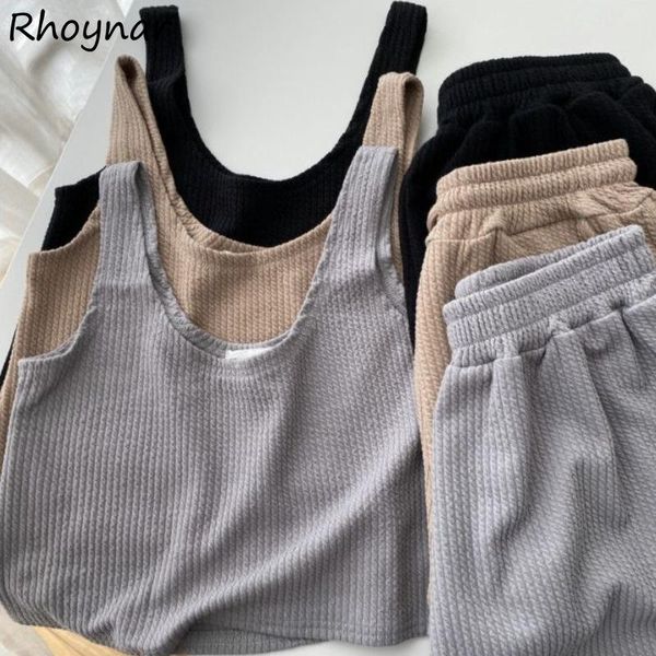 women's tracksuits sets women harajuku simple solid camisole crop sleeveless summer wide leg shorts fashion jacquard casual all-ma, Gray
women's tracksuits sets women harajuku simple solid camisole crop sleeveless summer wide leg shorts fashion jacquard casual all-ma, Gray
