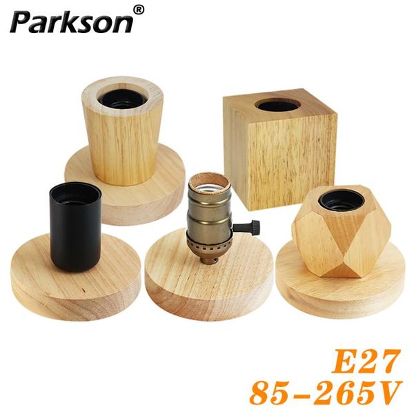 lamp holders & bases vintage holder e27 socket 85-265v lampholder led retro wood base napkin table desk edison bulb light fixture
lamp holders & bases vintage holder e27 socket 85-265v lampholder led retro wood base napkin table desk edison bulb light fixture