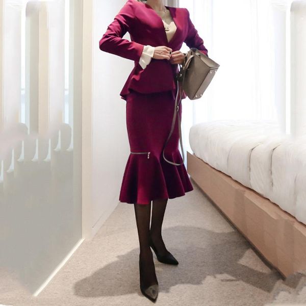 women's suits & blazers fashion temperament comfortable ruffles suit and simple slim skirt work style outdoor trend purple, White;black
women's suits & blazers fashion temperament comfortable ruffles suit and simple slim skirt work style outdoor trend purple, White;black