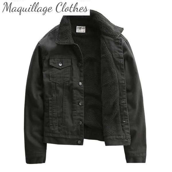 men's winter wool denim jackets fleece lined fur collar thermal jeans coats for male clothing size m-3xl, Black;brown
men's winter wool denim jackets fleece lined fur collar thermal jeans coats for male clothing size m-3xl, Black;brown
