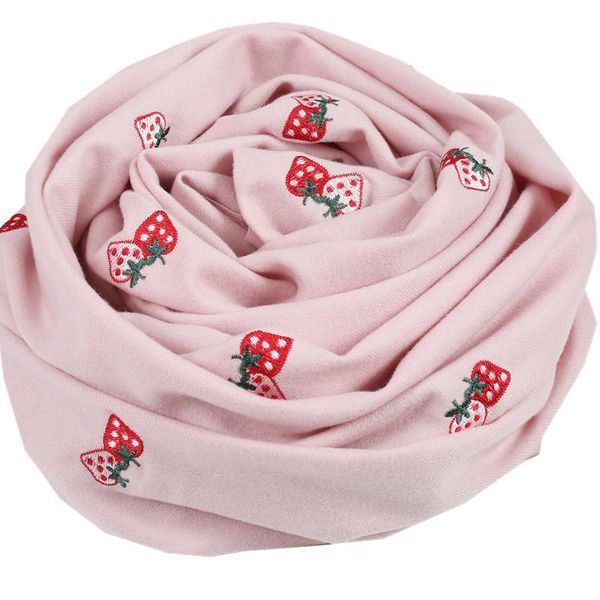 2021korean autumn winter embroidery cashmere strawberry pattern women's scarf fashion thickening warm embroidered external shawl scarve, Blue;gray
2021korean autumn winter embroidery cashmere strawberry pattern women's scarf fashion thickening warm embroidered external shawl scarve, Blue;gray