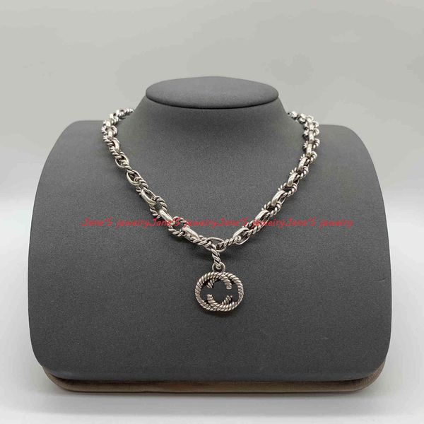 2021 new jewelry double twist necklace bracelet brass hip hop fashion old couple suit, Silver 
2021 new jewelry double twist necklace bracelet brass hip hop fashion old couple suit, Silver