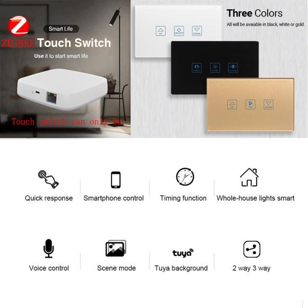 smart home control us touch switch tuya zigbee 3.0 ac 90-240v fan curtain dimming intelligent for alexa google
smart home control us touch switch tuya zigbee 3.0 ac 90-240v fan curtain dimming intelligent for alexa google