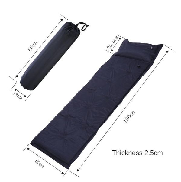 outdoor pads nine o'clock automatic inflatable cushion with pillow, camping single double stitching damp-proof sleeping mat
outdoor pads nine o'clock automatic inflatable cushion with pillow, camping single double stitching damp-proof sleeping mat