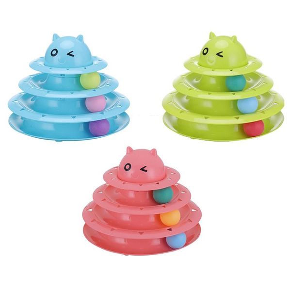 plastic three levels tower tracks disc cat toy amusement shelf play station pet cats triple ball toys jouet chat
plastic three levels tower tracks disc cat toy amusement shelf play station pet cats triple ball toys jouet chat