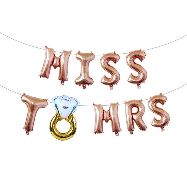 wedding decorations 16inch miss to mrs bachelorette party team bride be letter foil balloons bridal shower diamond ring favor decoration
wedding decorations 16inch miss to mrs bachelorette party team bride be letter foil balloons bridal shower diamond ring favor decoration