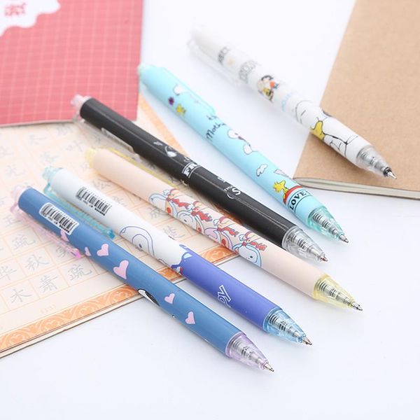 gel pens 4 pcs/set kawaii cartoon black refill pen school office supplies stationery 0.5mm ink signature set 
gel pens 4 pcs/set kawaii cartoon black refill pen school office supplies stationery 0.5mm ink signature set