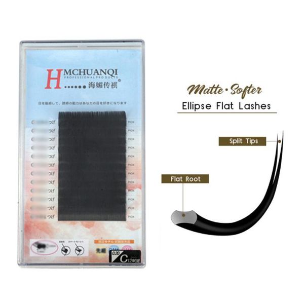 false eyelashes 0.20mm 7-16mm flat eyelash extensions lightweight matte natural ellipse silk double tips individual 12lines
false eyelashes 0.20mm 7-16mm flat eyelash extensions lightweight matte natural ellipse silk double tips individual 12lines