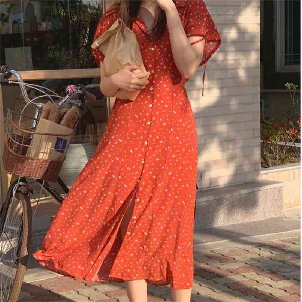 vintage lapel single-breasted women dress short sleeve elastic waist female midi summer elegant a-line vestidos 210529, Black;gray
vintage lapel single-breasted women dress short sleeve elastic waist female midi summer elegant a-line vestidos 210529, Black;gray