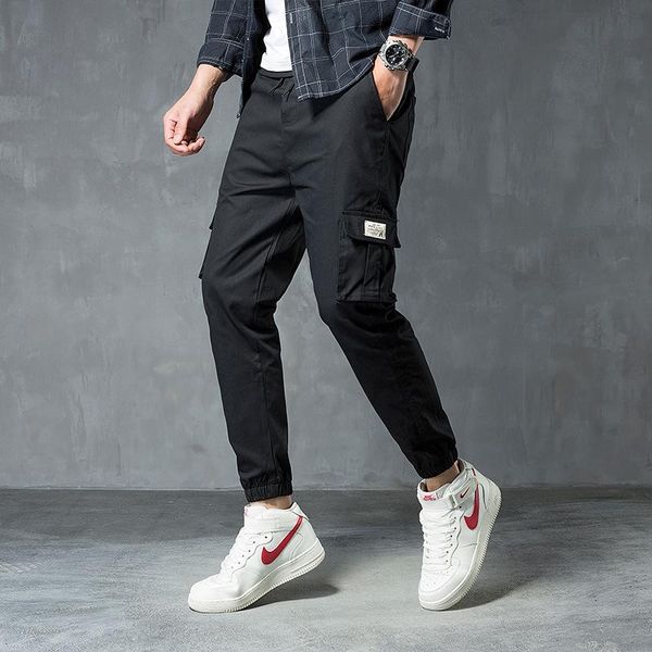 men's pants 2021 foreign trade overalls beam multi-pocket loose casual fashion hip-hop nine, Black
men's pants 2021 foreign trade overalls beam multi-pocket loose casual fashion hip-hop nine, Black
