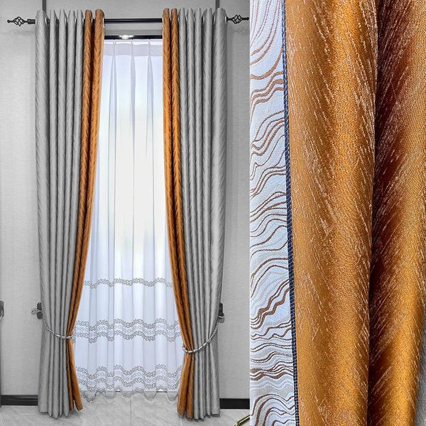 curtain & drapes 2021 style light luxury high precision seamless stitching blackout for living room and bedroom
curtain & drapes 2021 style light luxury high precision seamless stitching blackout for living room and bedroom