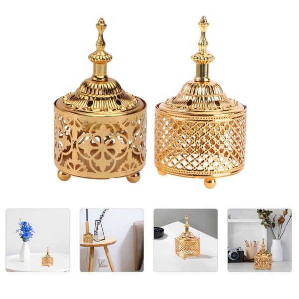 fragrance lamps 2pcs candle stand hollow out holder luxury candlestick censer adornment
fragrance lamps 2pcs candle stand hollow out holder luxury candlestick censer adornment