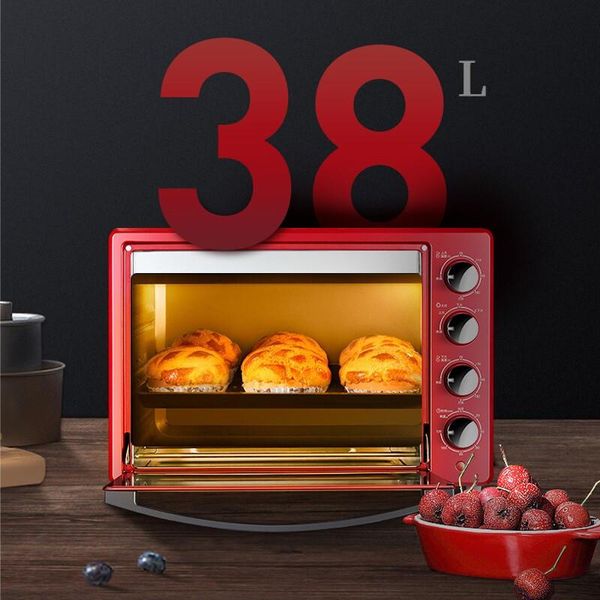 electric ovens oven 38lthe large capacity knob control precise timing independent temperature the cake baked hk-m38rb
electric ovens oven 38lthe large capacity knob control precise timing independent temperature the cake baked hk-m38rb