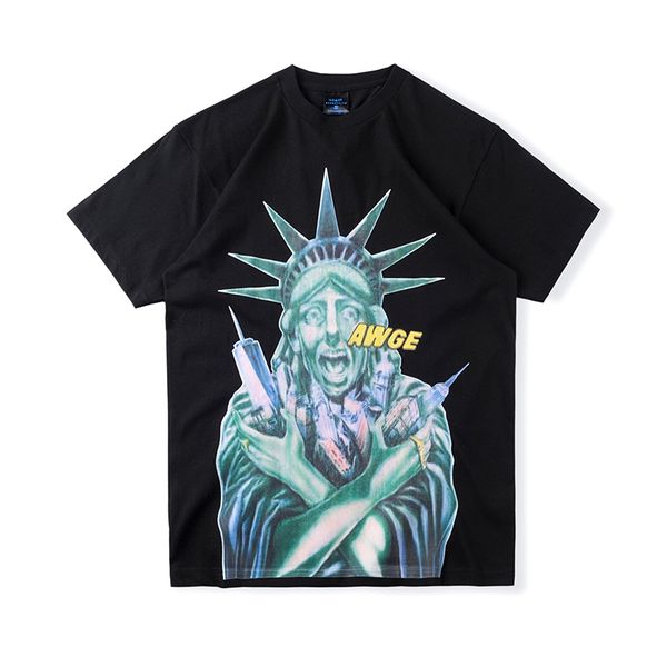 2020 Ins Hot Spring Summer American Unisex ASAP ROCKY Statue Of Liberty Spoof Tee Skateboard Mens t shirt Women Street Casual Tshirt, White;black
2020 Ins Hot Spring Summer American Unisex ASAP ROCKY Statue Of Liberty Spoof Tee Skateboard Mens t shirt Women Street Casual Tshirt, White;black
