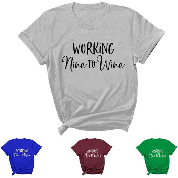 women's t-shirt working letter print women t shirt short sleeve o neck loose tshirt ladies tee clothes camisetas mujer, White
women's t-shirt working letter print women t shirt short sleeve o neck loose tshirt ladies tee clothes camisetas mujer, White