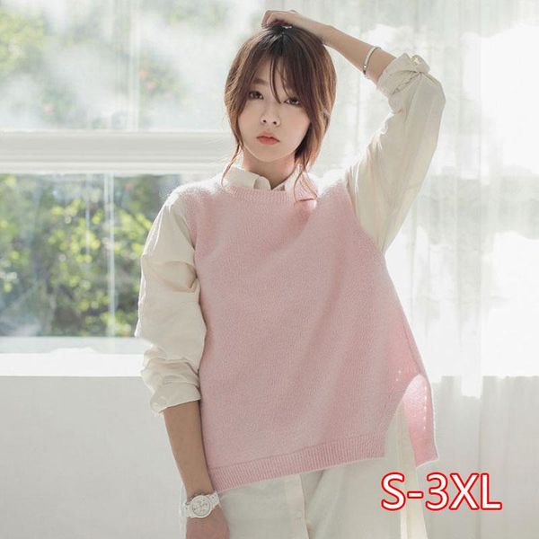 women's vests the cashmere vest back to open knit woman round neck loose jacket sweater coat waistcoat, Black;white
women's vests the cashmere vest back to open knit woman round neck loose jacket sweater coat waistcoat, Black;white