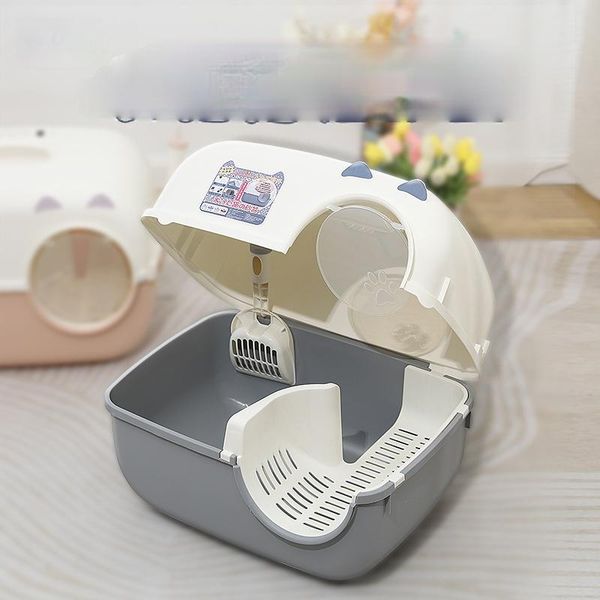 other cat supplies plastic modern litter box with lid tray bathroom cute accessorie pretty arenero para gato pet product bl50mbp 
other cat supplies plastic modern litter box with lid tray bathroom cute accessorie pretty arenero para gato pet product bl50mbp