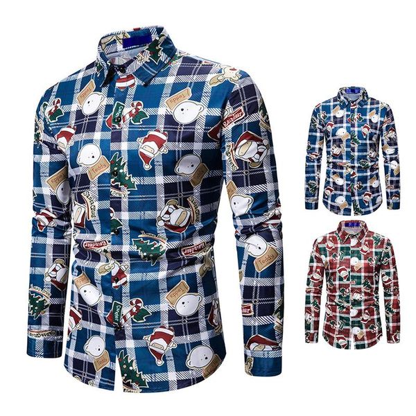 men's casual shirts ugly christmas for men funny print long sleeve button up shirt gift weihnachten, White;black
men's casual shirts ugly christmas for men funny print long sleeve button up shirt gift weihnachten, White;black
