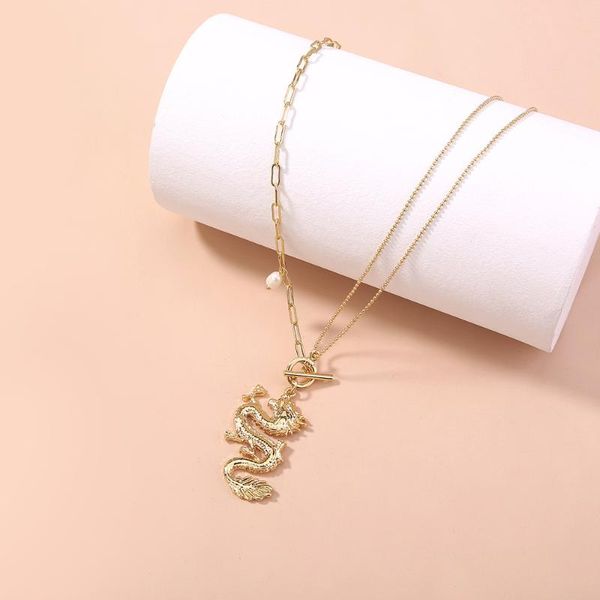 chains dragon pendant necklaces for women men gold color jewellery cubic zirconia mascot ornaments lucky symbol gifts, Silver
chains dragon pendant necklaces for women men gold color jewellery cubic zirconia mascot ornaments lucky symbol gifts, Silver