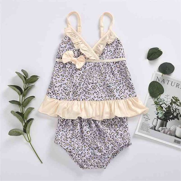 summer children sets casual strap bow leopard ruffles dresses shorts cute 2pcs girls clothes 0-5t 210629, White
summer children sets casual strap bow leopard ruffles dresses shorts cute 2pcs girls clothes 0-5t 210629, White