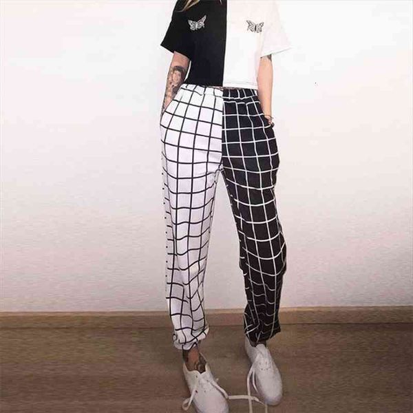 patchwork plaid jogger contrast color women capris high waist elastic sport female summer casual fashion ladies sweatpants, Black;white
patchwork plaid jogger contrast color women capris high waist elastic sport female summer casual fashion ladies sweatpants, Black;white
