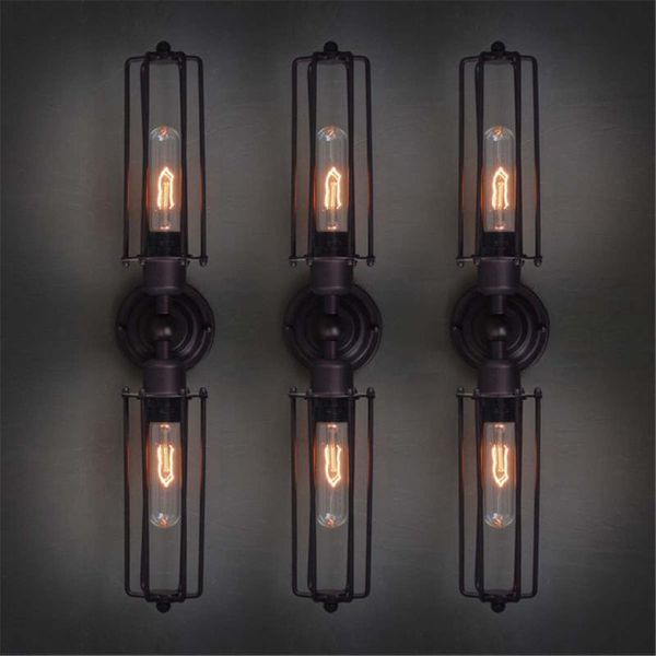 1/2 heads vintage wall lamp light fixture garden outdoor porch lantern iron industrial indoor lighting
1/2 heads vintage wall lamp light fixture garden outdoor porch lantern iron industrial indoor lighting