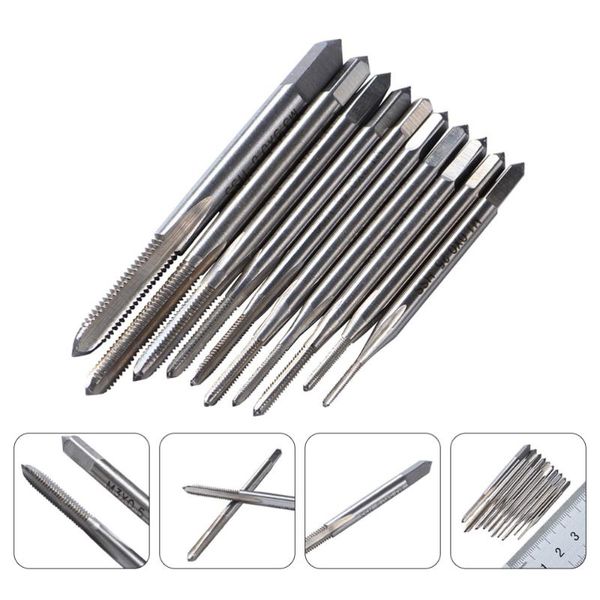 hand tools 10pcs tap machine mini drill bit straight flute screw tapping gadgets
hand tools 10pcs tap machine mini drill bit straight flute screw tapping gadgets