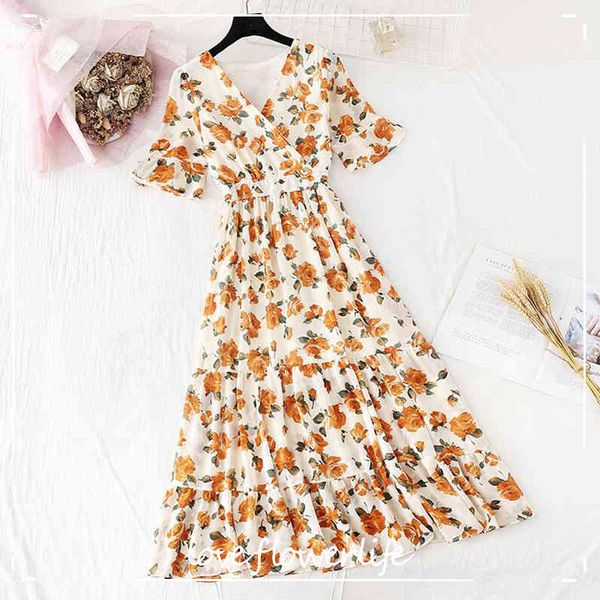 bohemia midi dress women summer vintage floral print ruffles chiffon dress short sleeve v-neck holiday dressees vestidos 210521, Black;gray
bohemia midi dress women summer vintage floral print ruffles chiffon dress short sleeve v-neck holiday dressees vestidos 210521, Black;gray