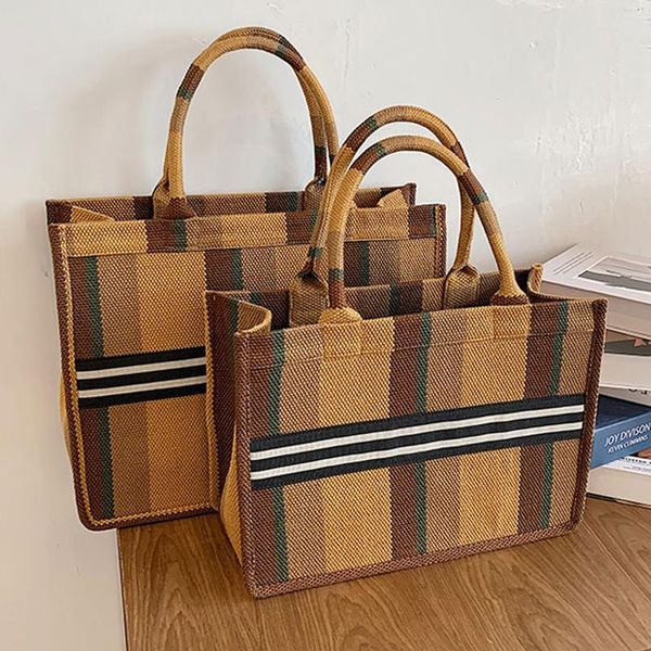 evening bags large size canvas handbag 2021 women trend shoulder women's shopper bag plaid tote for purses and handbags
evening bags large size canvas handbag 2021 women trend shoulder women's shopper bag plaid tote for purses and handbags