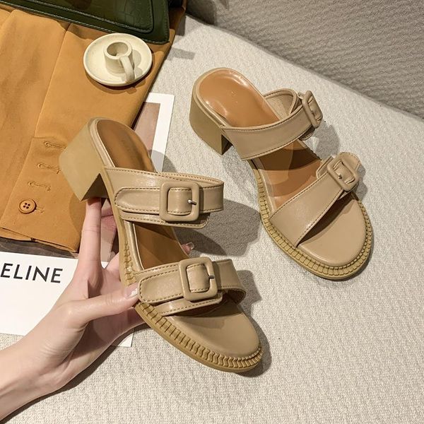 slippers 2021 summer buckle strap elegant beige high heels women open toe designer slides fashion black khaki heeled shoes
slippers 2021 summer buckle strap elegant beige high heels women open toe designer slides fashion black khaki heeled shoes