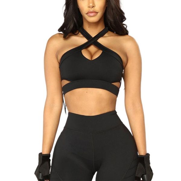 women's tanks & camis women summer backless causal vest tank fashion solid color camisole cross halter v-neck t-shirt athletic cos, White
women's tanks & camis women summer backless causal vest tank fashion solid color camisole cross halter v-neck t-shirt athletic cos, White