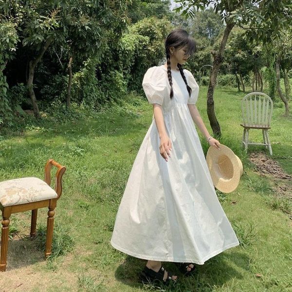 casual dresses women solid simple tender chic female summer ulzzang holiday puff sleeve tunic girlish student a-line folds soft, Black;gray
casual dresses women solid simple tender chic female summer ulzzang holiday puff sleeve tunic girlish student a-line folds soft, Black;gray