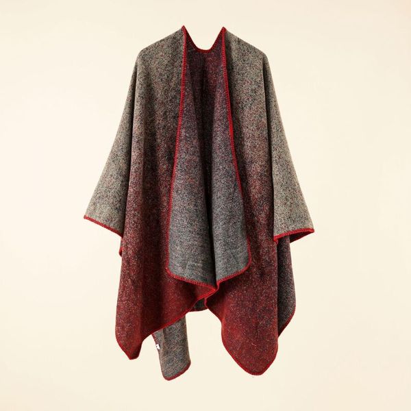 scarves jtvovo 2021 winter thick imitation cashmere women's luxury shawl solid color gradient warm poncho femme pashmina scarf, Blue;gray
scarves jtvovo 2021 winter thick imitation cashmere women's luxury shawl solid color gradient warm poncho femme pashmina scarf, Blue;gray