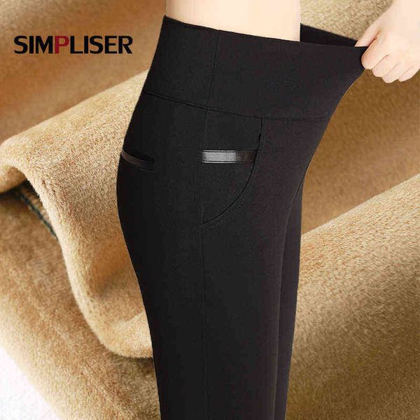 super warm women winter pencil pants thicken fleece trousers female black blue grey high waist stretch velvet legging 211124, Black;white
super warm women winter pencil pants thicken fleece trousers female black blue grey high waist stretch velvet legging 211124, Black;white