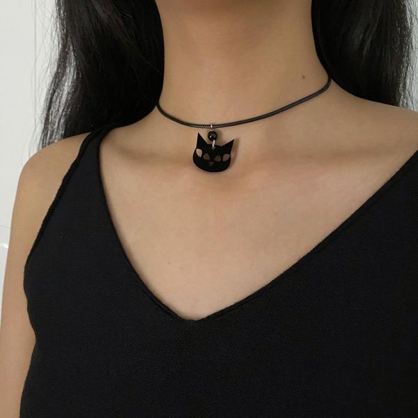 chokers milk black fashion cute acrylic cat necklace choker short clavicle chain, Golden;silver
chokers milk black fashion cute acrylic cat necklace choker short clavicle chain, Golden;silver
