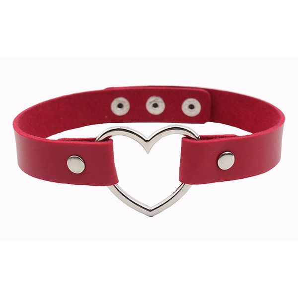 chokers harajuku black pu peach heart-shaped collar with short collarbone chain for women, Golden;silver
chokers harajuku black pu peach heart-shaped collar with short collarbone chain for women, Golden;silver