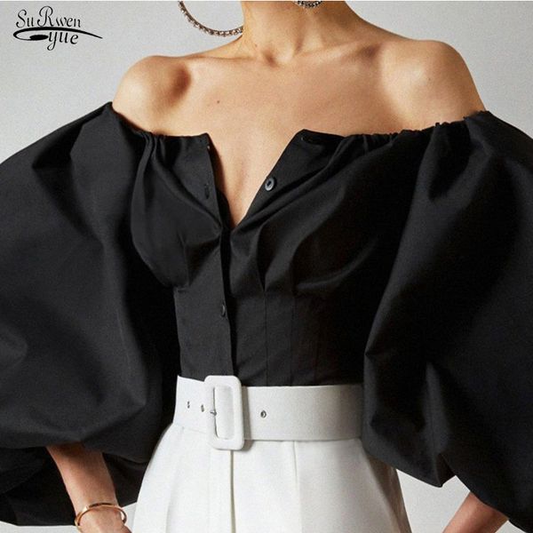fashion off shoulder plus size women blouse lantern sleeve cotton white blouses and shirts casual female shirt blusas 13140 210508
fashion off shoulder plus size women blouse lantern sleeve cotton white blouses and shirts casual female shirt blusas 13140 210508