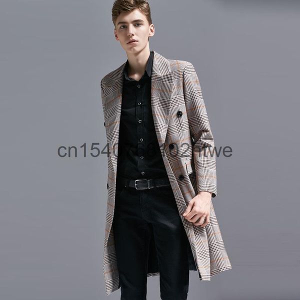 medium length plaid suit men's large spring and autumn korean slim coat 1155 suits & blazers, White;black 
medium length plaid suit men's large spring and autumn korean slim coat 1155 suits & blazers, White;black