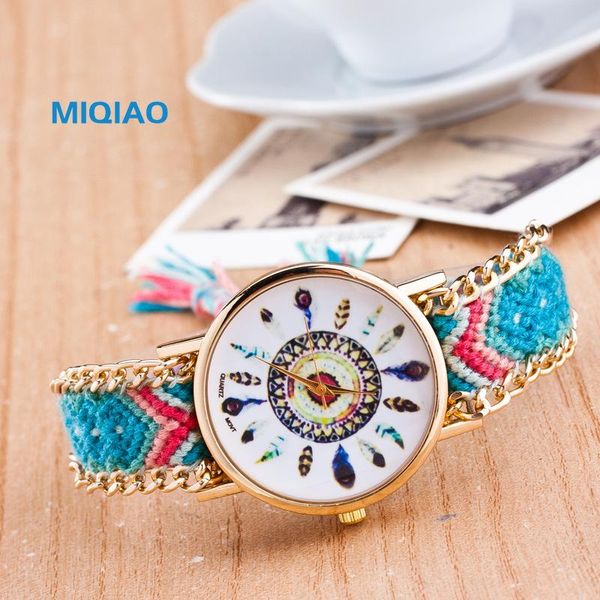 wristwatches miqiao 1pcs woman bracelet watch handmade knitting rope chain winding analog quartz movement elastic fashion wrist w124, Slivery;brown
wristwatches miqiao 1pcs woman bracelet watch handmade knitting rope chain winding analog quartz movement elastic fashion wrist w124, Slivery;brown