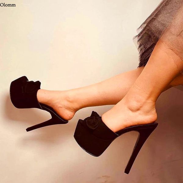 rontic faux suede women platform slingback sandals stiletto high heels open toe black casual shoes women us plus size 5-20
rontic faux suede women platform slingback sandals stiletto high heels open toe black casual shoes women us plus size 5-20