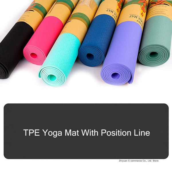 yoga mat with position line non-slip home exercise pad fitness gymnastics pilates women 6mm mats bag
yoga mat with position line non-slip home exercise pad fitness gymnastics pilates women 6mm mats bag