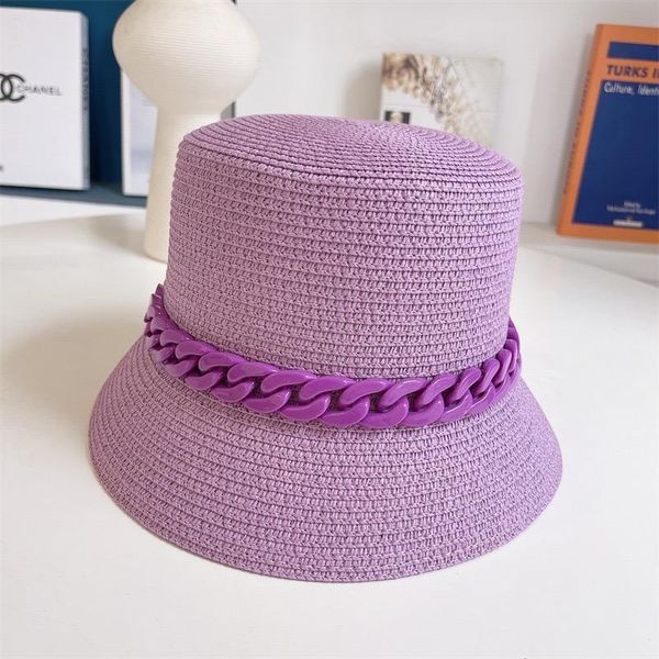 wide brim hats female straw hat for women summer sun protection bucket candy color chain ladies caps fashion colorful cap, Blue;gray
wide brim hats female straw hat for women summer sun protection bucket candy color chain ladies caps fashion colorful cap, Blue;gray