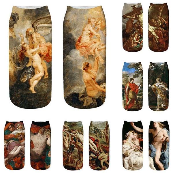 socks & hosiery fashion oil painting 3d printed women funny mona lis female cotton short harajuku art ankle novelty meias, Black;white
socks & hosiery fashion oil painting 3d printed women funny mona lis female cotton short harajuku art ankle novelty meias, Black;white
