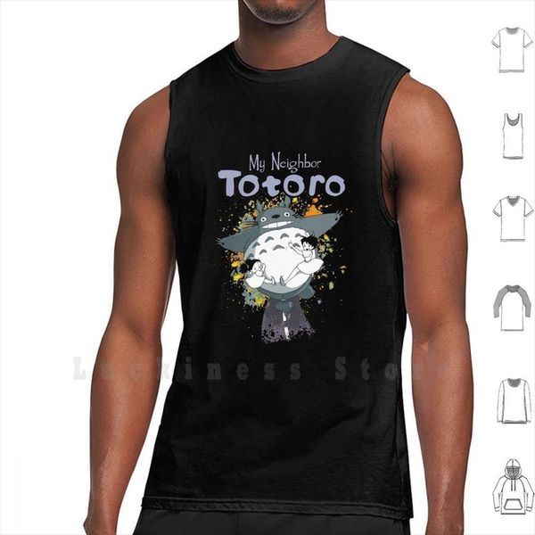 hayao miyazakis my neighbor mens totoro design tank vest sleeveless miyazaki, White;black
hayao miyazakis my neighbor mens totoro design tank vest sleeveless miyazaki, White;black