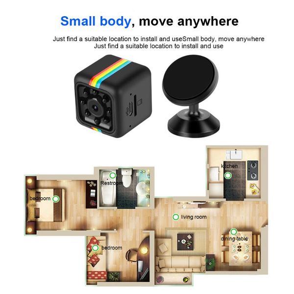 mini cameras sq11 wireless wifi camera magnetic outdoor sports dv night vision infrared hd remote monitoring 120°wide angle
mini cameras sq11 wireless wifi camera magnetic outdoor sports dv night vision infrared hd remote monitoring 120°wide angle