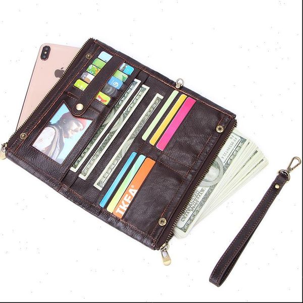 double zipper wallets men dollar price male cluth oil wax genuine leather wallet card holder long purse handy, Red;black
double zipper wallets men dollar price male cluth oil wax genuine leather wallet card holder long purse handy, Red;black