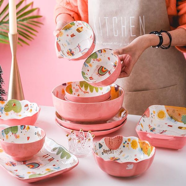 dishes & plates cartoon rainbow alpaca dinner plate snack tableware porcelain dessert dish child breakfast pink suit
dishes & plates cartoon rainbow alpaca dinner plate snack tableware porcelain dessert dish child breakfast pink suit