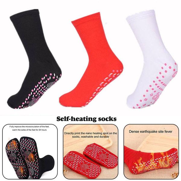 sports socks ly self-heating with bottom massage points anti-slip winter warm heat insulated stockings above ankle for cold feet, Black
sports socks ly self-heating with bottom massage points anti-slip winter warm heat insulated stockings above ankle for cold feet, Black