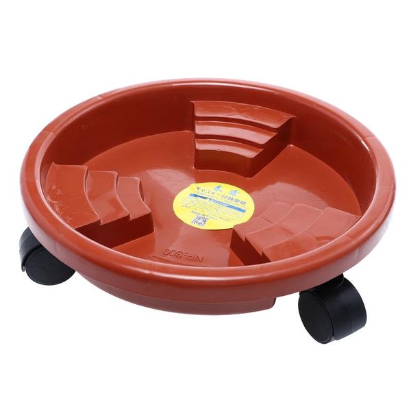 planters & pots 1pc movable flower pot tray flowerpot with wheel flexible plant base